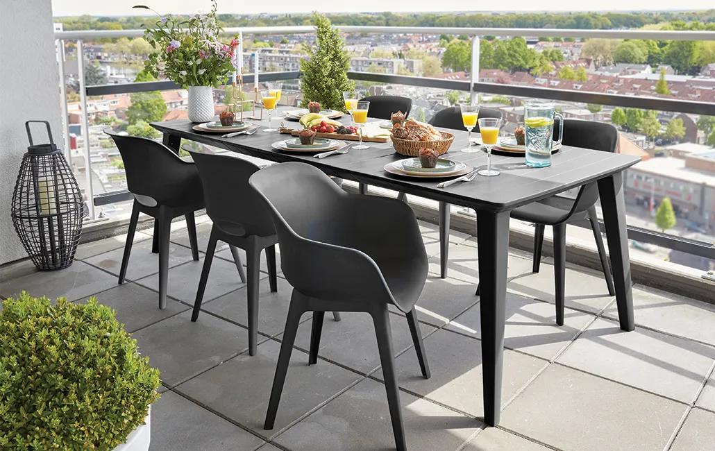 Akola Stuhl - 2er Pack - 55x56x80cm - Ocker