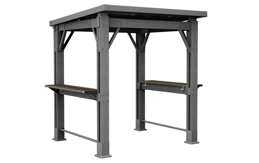 Signature Gril Gazebo - 248x200x238 cm - Walnuss