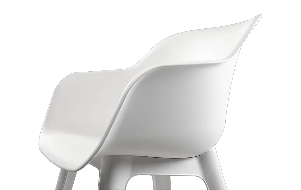 Akola Stuhl - 2er Pack - 55x56x80cm - Ocker