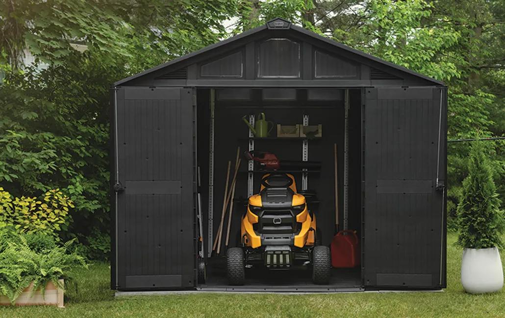 Stronghold 10x8 Gartenhaus - 305x243x251cm  - Grau