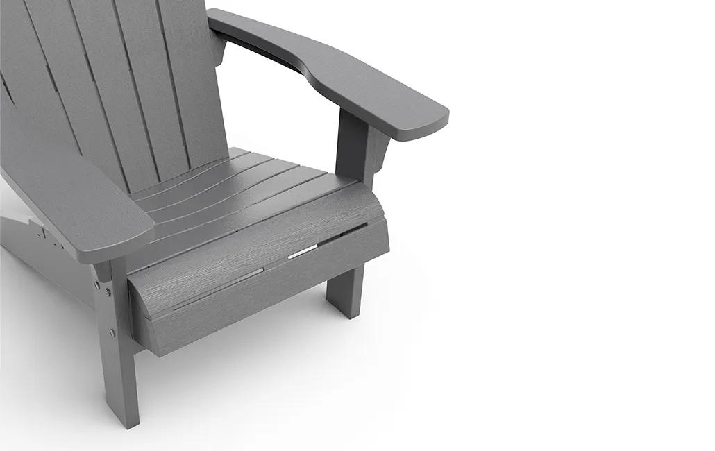 Troy Adirondack Gartenstuhl – 81x80x96,5 cm - Graphit