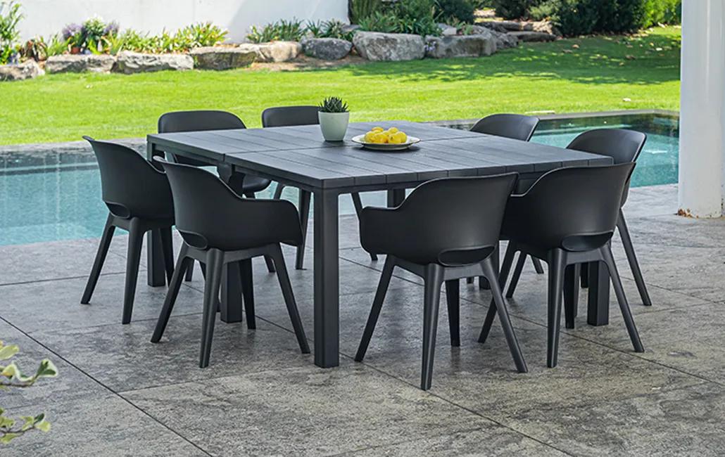 Akola Stuhl - 2er Pack - 55x56x80cm - Ocker