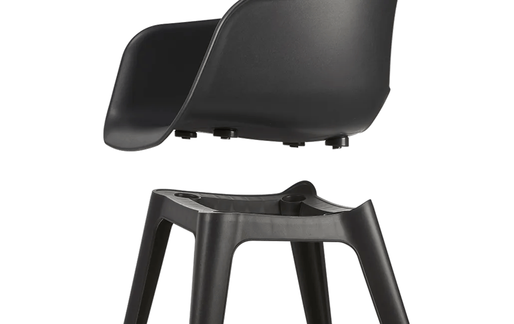 Akola Stuhl - 2er Pack - 55x56x80cm - Ocker