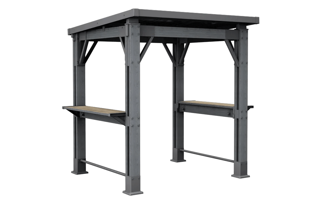 Signature Gril Gazebo - 248x200x238 cm - Hellbraun