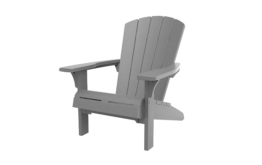 Troy Adirondack Gartenstuhl – 81x80x96,5 cm - Grau