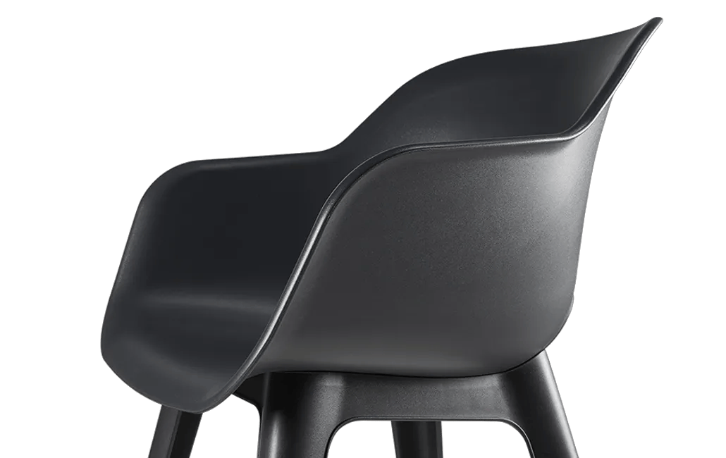 Akola Stuhl - 2er Pack - 55x56x80cm - Ocker