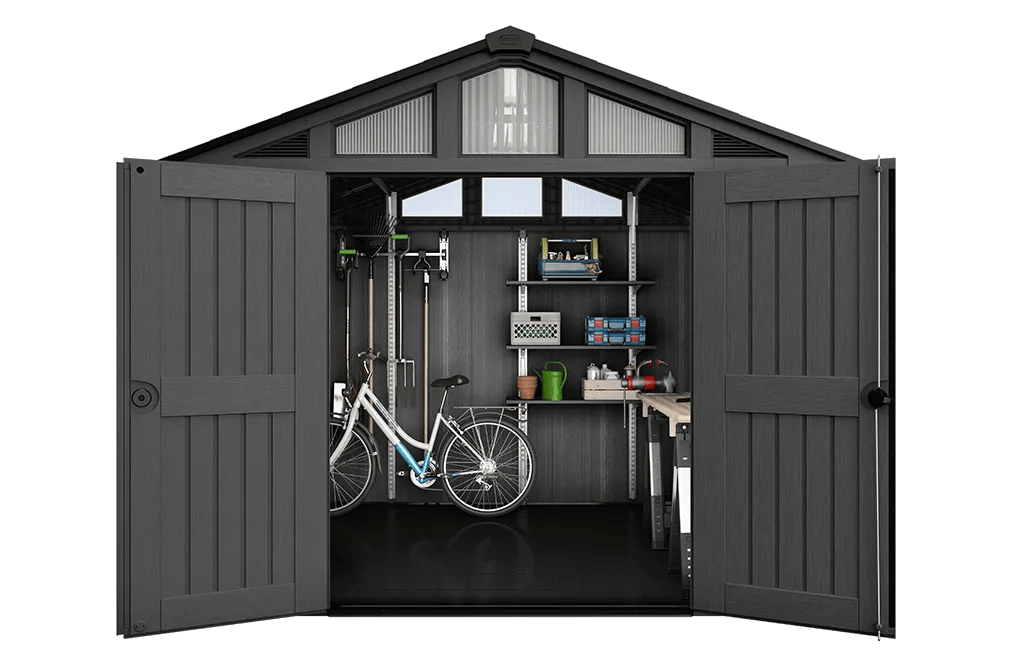 Stronghold 10x8 Gartenhaus - 305x243x251cm  - Grau