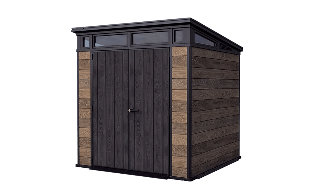 Signature 7x7 Gartenhaus - 214x218x226 cm - Walnuss