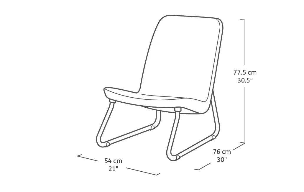 Rio Patio Set - 3-teilig - Graphit