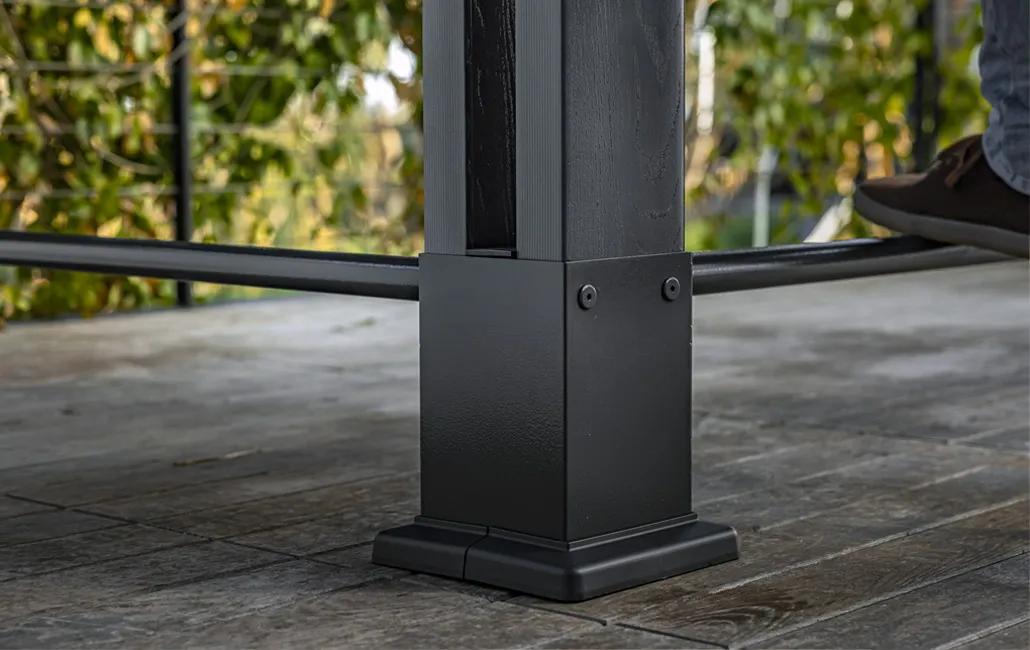 Signature Gril Gazebo - 248x200x238 cm - Hellbraun