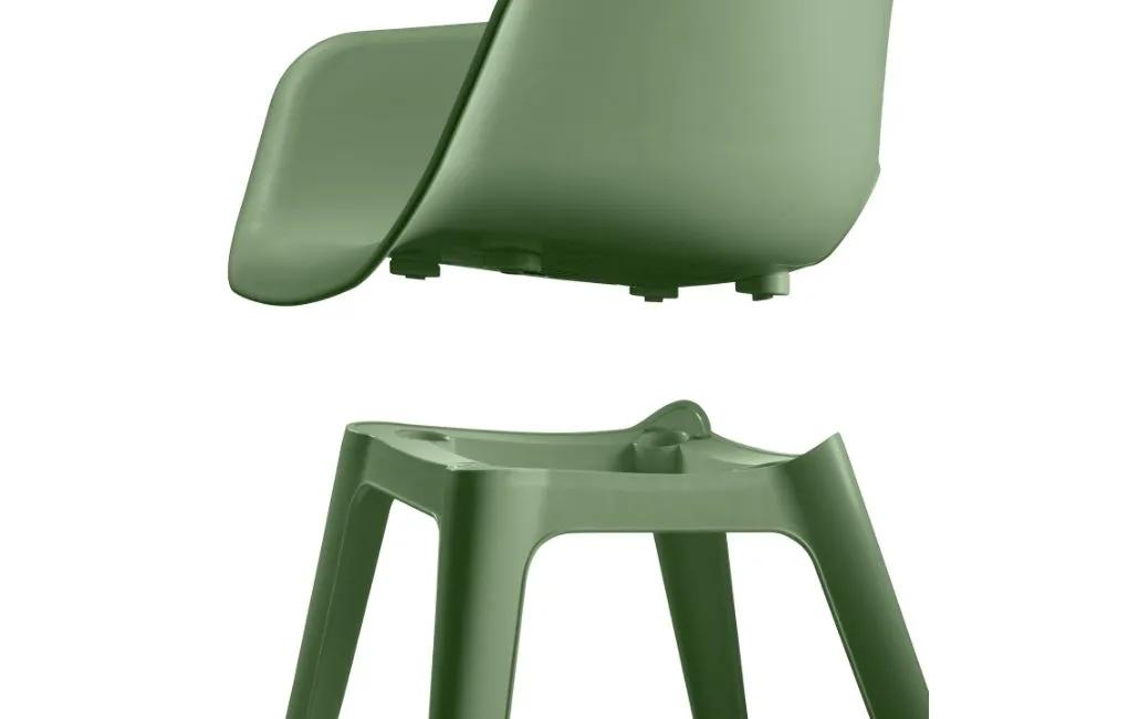 Akola Stuhl - 2er Pack - 55x56x80cm - Ocker
