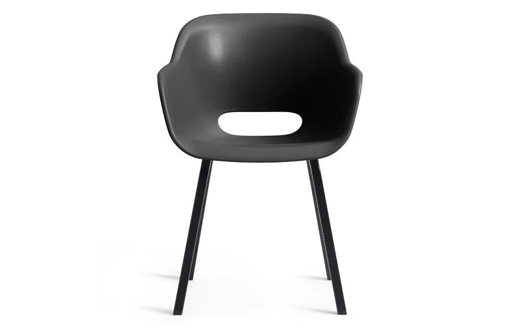 Noa Schalenstuhl - 2er Pack - 56,5x55x80 cm - Graphit
