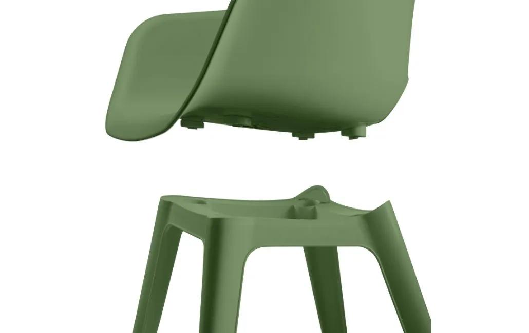Akola Stuhl - 2er Pack - 55x56x80cm - Ocker
