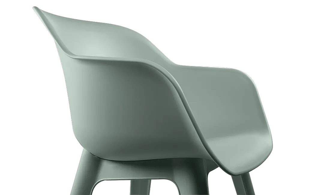 Akola Stuhl - 2er Pack - 55x56x80cm - Ocker