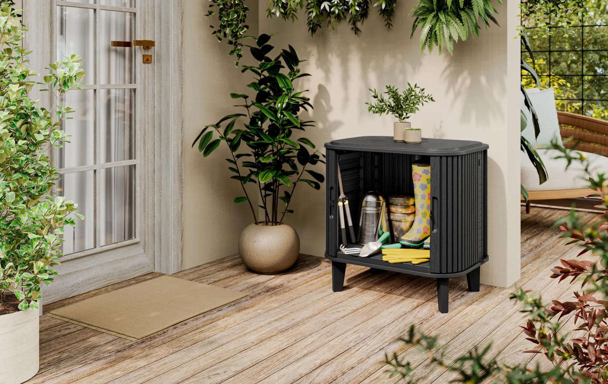 Velo Aufbewahrungsschrank 121 L – 62,4 × 47 × 48 cm - Graphit
