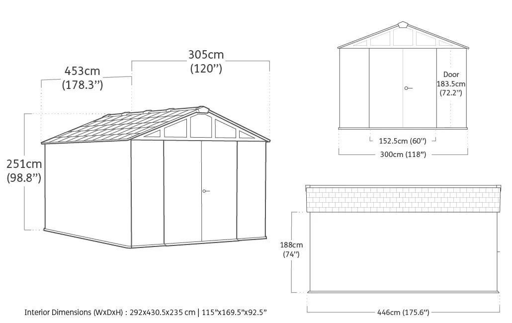 Summit 10x15 Gartenhaus