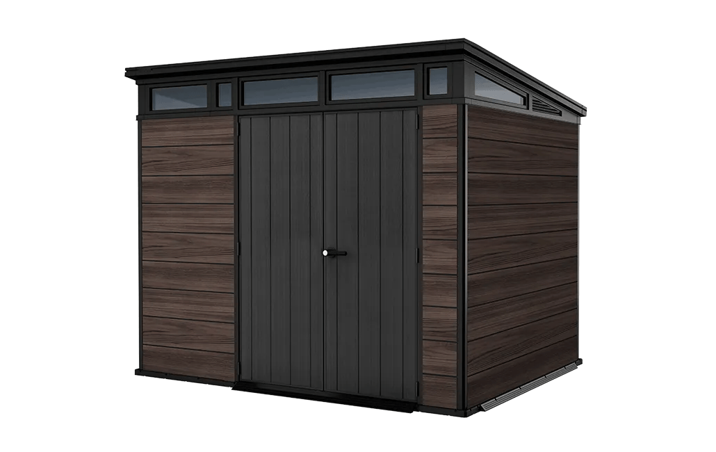 Signature 9x7 Gartenhaus - 279x218x226 cm - Palisander
