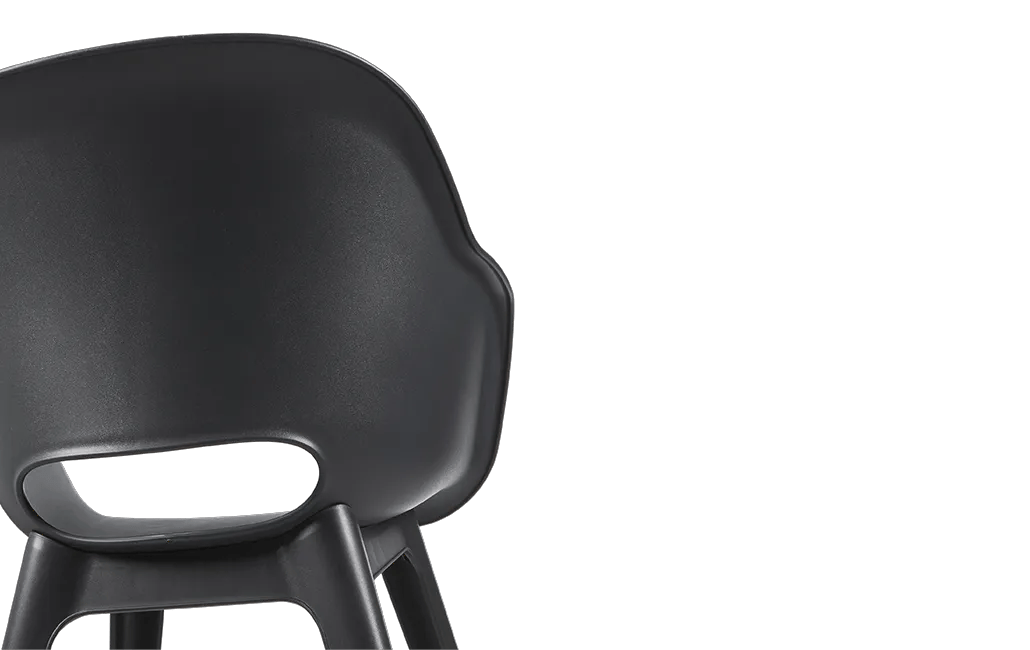 Akola Stuhl - 2er Pack - 55x56x80cm - Ocker