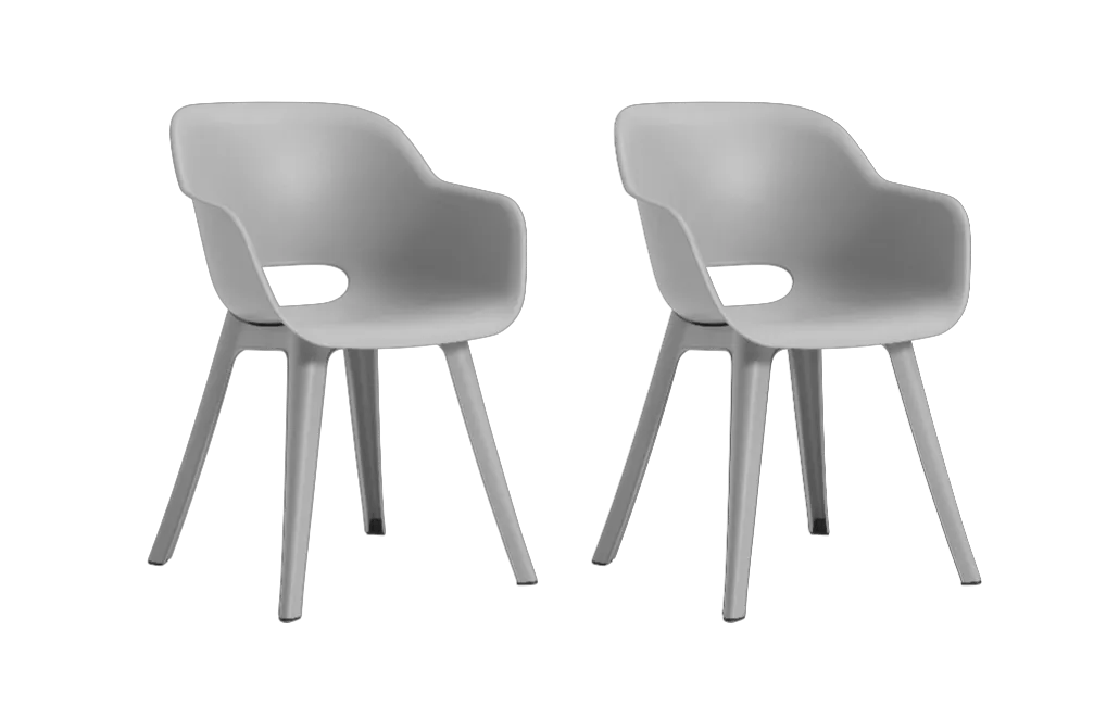 Akola Stuhl - 2er Pack - 55x56x80cm -